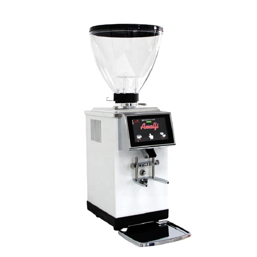 Commercial Espresso Machine - K90プロフェッショナルタッチスクリーン調整可能コーヒー粉砕ディスク電動コーヒーグラインダー業務用エスプレッソコーヒーマシン