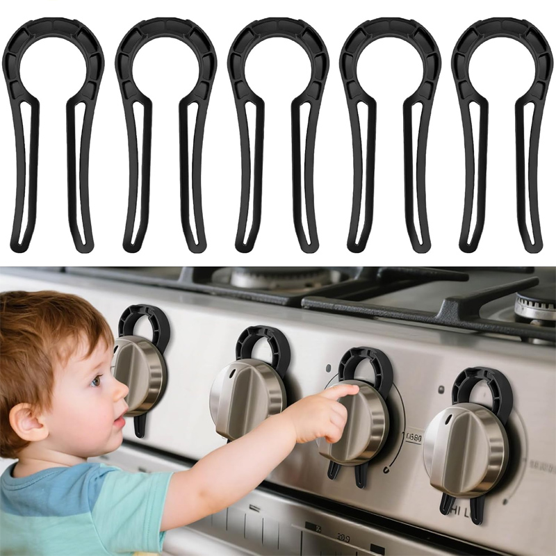 Commercial Kitchen Warmer - 子供やペットから完全に守るためのチャイルドプルーフキッチン安全セット、ガスコンロのノブロック、オーブンノブカバー、ドアハンドルガード