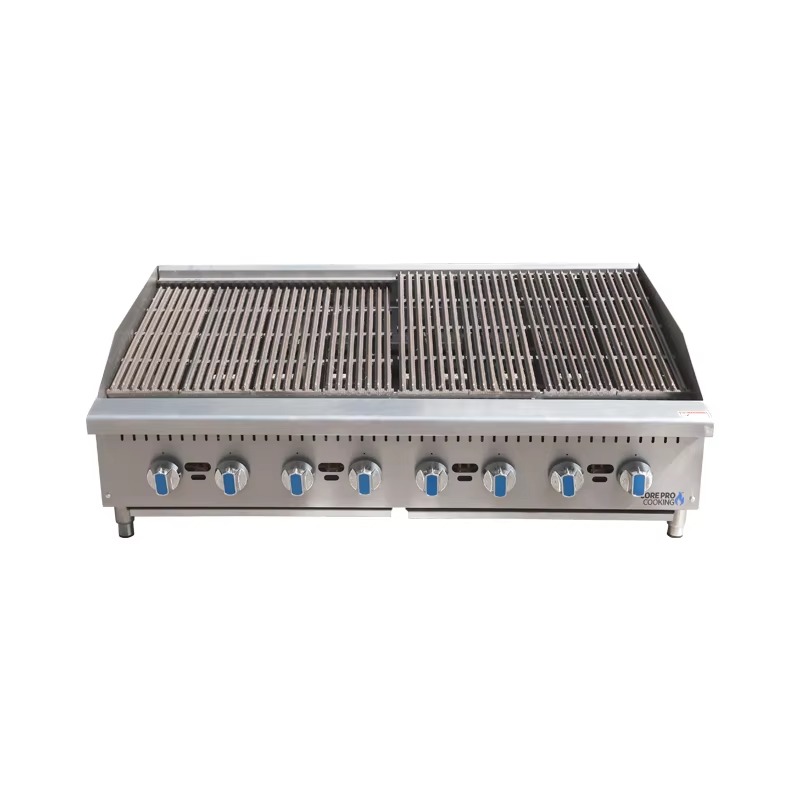 Commercial Kitchen Parts & Service - 48インチ業務用レストラン厨房機器 チャーブロイラー ガスグリル バーベキュー用