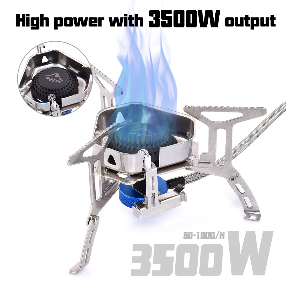 Commercial Kitchen Burner - キャンプストーブ アウトドア ガスバーナー 3500W 防風ヒーター キッチンサバイバル用品