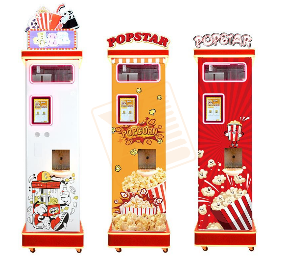 Commercial Popcorn Machine - 空港、ショッピングセンター、商業施設向けのコイン式ポップコーン自動販売機