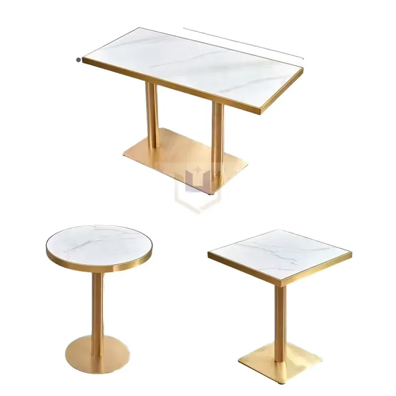 Commercial Kitchen And Bar - モダンな無垢材ダイニングテーブルセット、業務用レストランブースソファ、ホテルバーキッチン家具、お手入れ簡単、高級感のあるデザイン