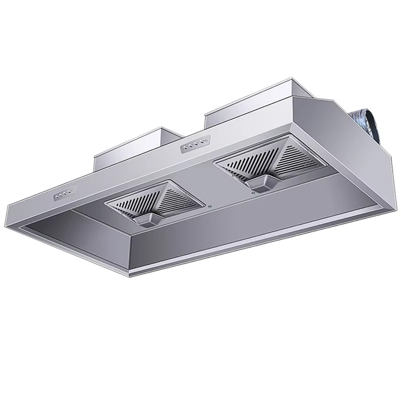 Commercial Kitchen Hood Cleaning - イージークリーンフードアプライアンス LEDライト付き業務用ステンレス製スモークフード レストランキッチン用レンジフードシステム