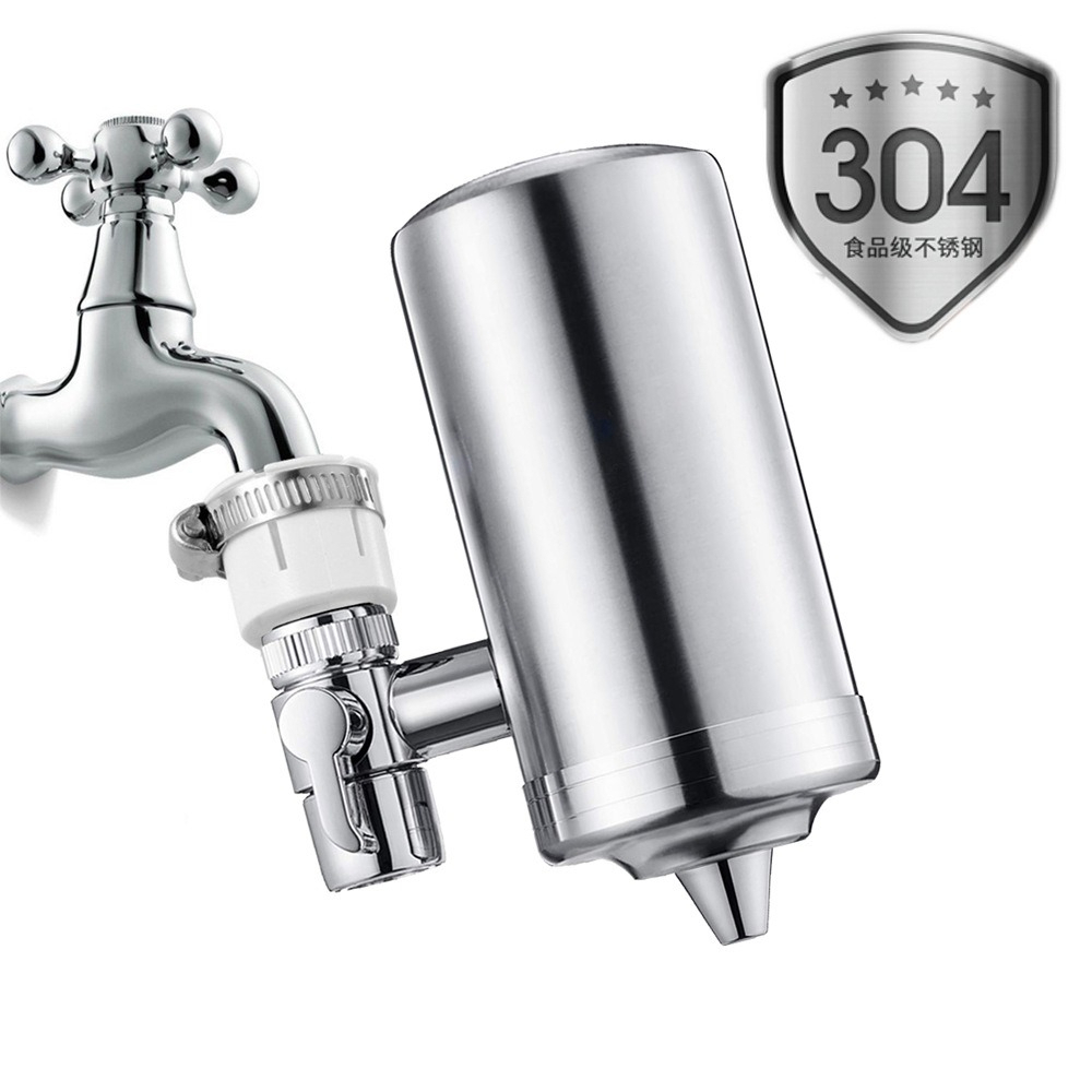 Commercial Kitchen Tap - 蛇口浄水器 304 ステンレス鋼浄水器マウント濾過システム家庭用キッチン浄水器タップ塩素を減らす
