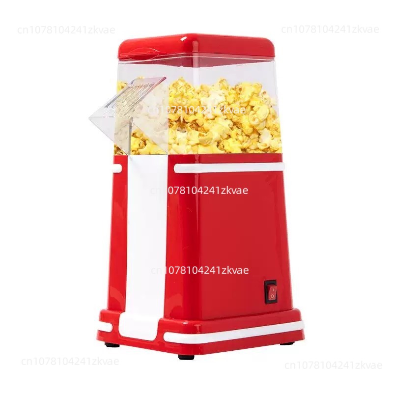 Commercial Popcorn Machine - レトロなコカ・コーラ風ポップコーンメーカー - 家庭用映画鑑賞のためのスナックメーカー、家族の映画の夜に、子供へのプレゼントに最適
