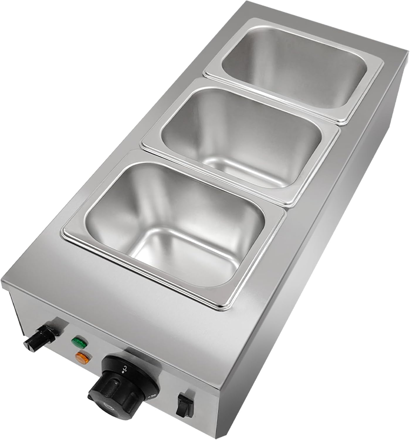 Commercial Kitchen Warmer - TWISTER.CK 1200W チョコレート溶解ポット – 温度調節機能付き3タンクテンパリングマシン（86～185℃） °