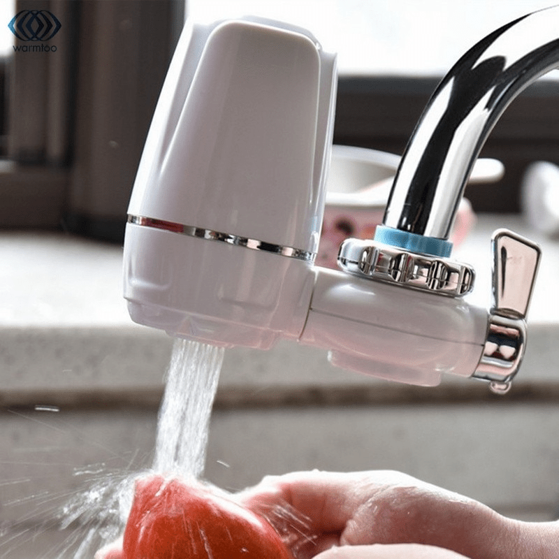 Commercial Kitchen Tap - 1個入り浄水器 キッチン蛇口用 洗えるセラミック製ミニフィルター 錆やバクテリアを除去