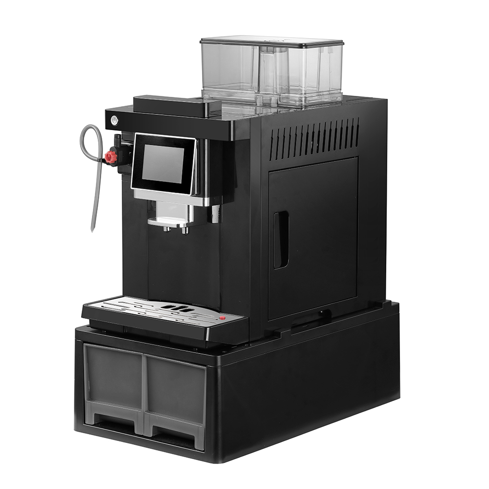 Commercial Espresso Machine - 業務用4ヶ国語対応工場向けタッチスクリーンラテカプチーノエスプレッソ温水全自動コーヒーマシン