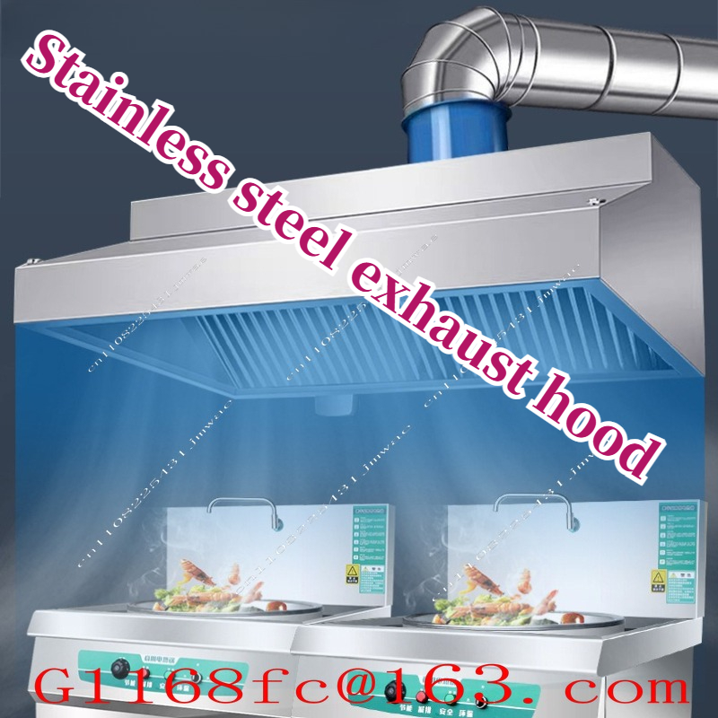 Commercial Exhaust Hood - 業務用厨房、土製コンロ、大風量カバー用ステンレス製排気フード