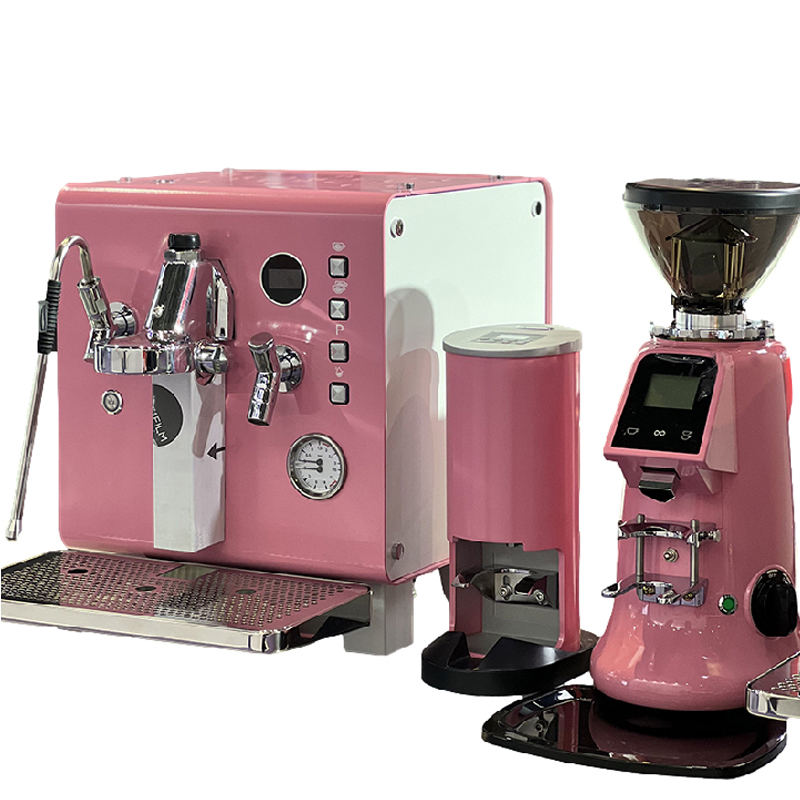 Commercial Espresso Machine - 業務用ピンクセミオートエスプレッソコーヒーメーカー
