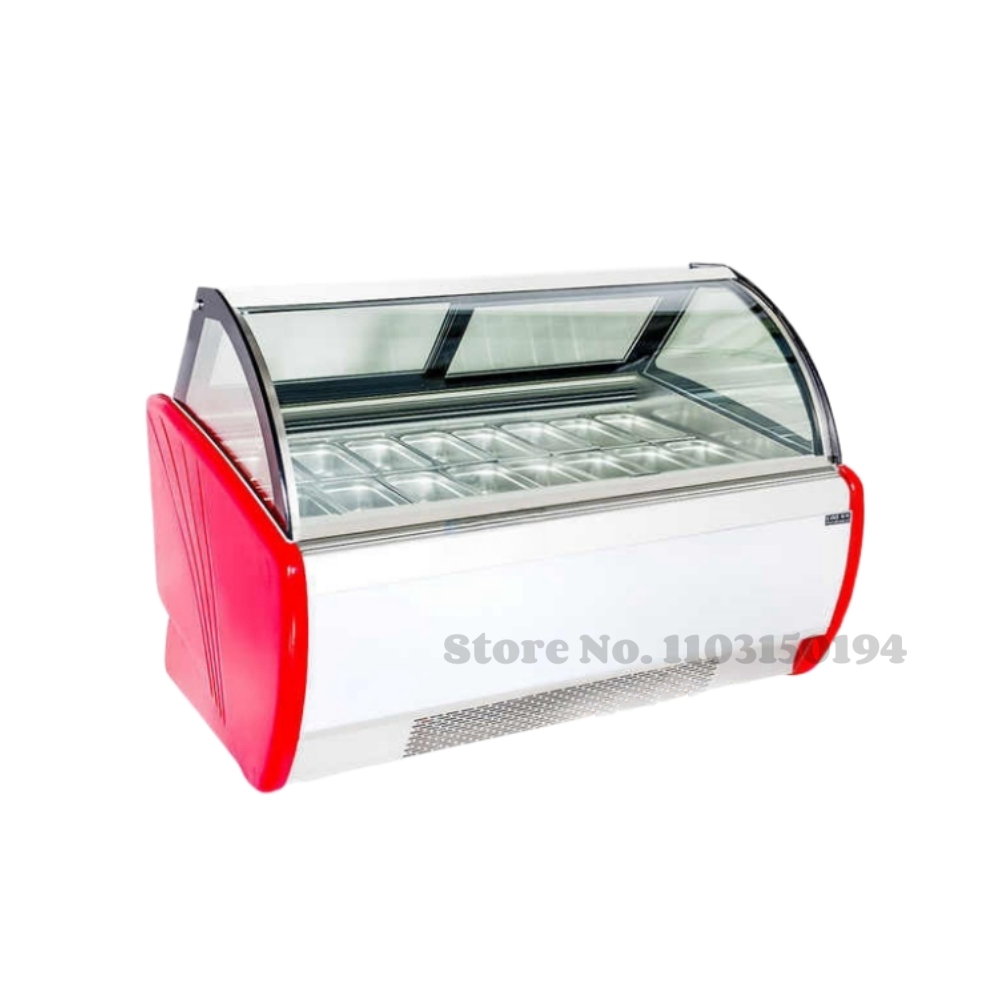 10、12、16、18トレー業務用冷凍ジェラートショーケース - Commercial Chest Freezer のレビューと価格