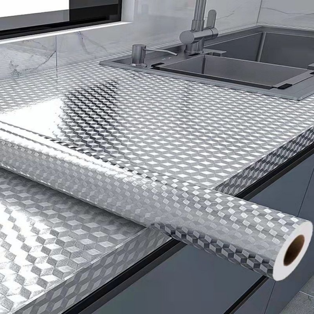 アルミホイルキッチンストーブステッカー、耐油防水耐火耐熱カウ - Commercial Kitchen Warmer のレビューと価格