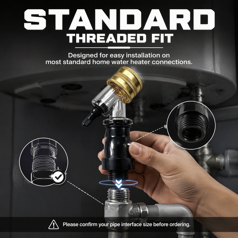 透明なビジュアル浄水器アダプター、水道水用プレフィルター、取 - Commercial Kitchen Tap のレビューと価格