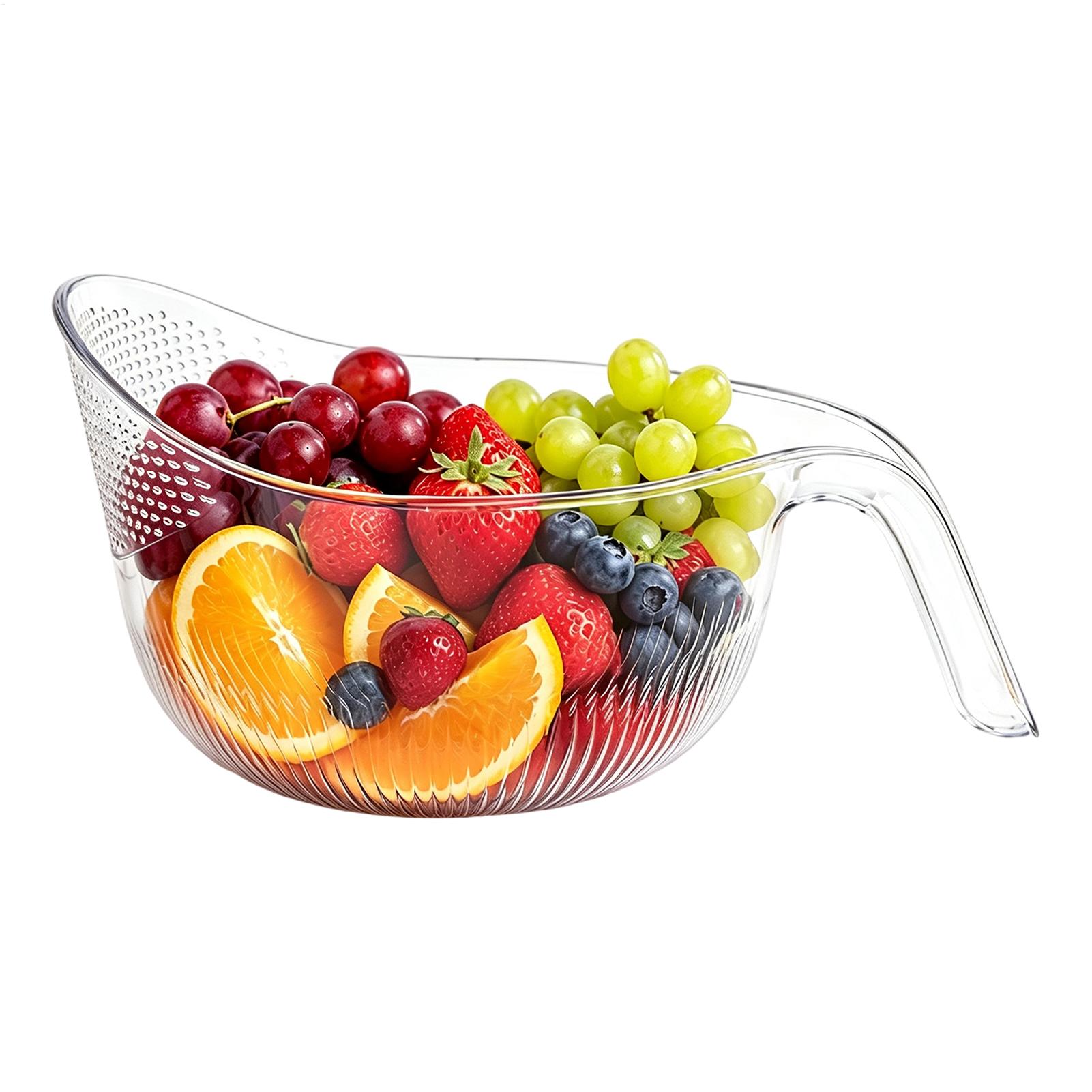 米水切りかご1個、米フィルター、果物と野菜の水切りふるい、キ - Commercial Kitchen Items のレビューと価格
