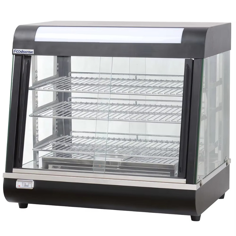 業務用断熱ステンレス製ディスプレイキャビネット、全面ガラス扉 - Commercial Kitchen Warmer のレビューと価格