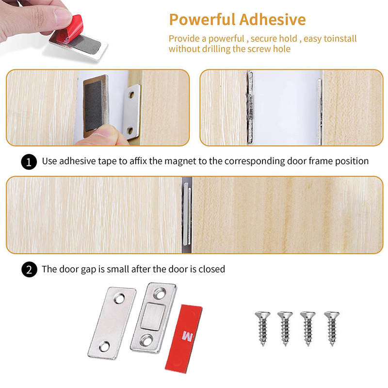 超薄型キャビネットドア磁気キャッチネジ付き引き出しマグネット - Commercial Kitchen Swing Door のレビューと価格