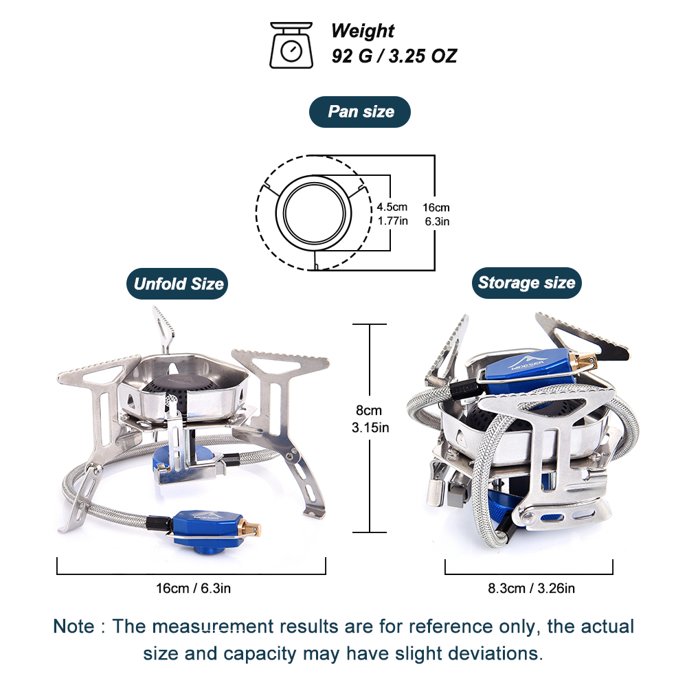 キャンプストーブ アウトドア ガスバーナー 3500W 防風 - Commercial Kitchen Burner のレビューと価格