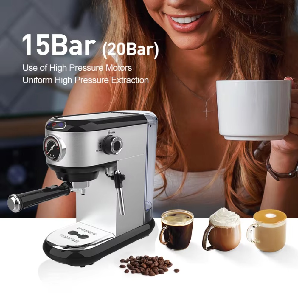 業務用電気器具 シングルコーヒーメーカー 電気式 15バール - Commercial Espresso Machine のレビューと価格
