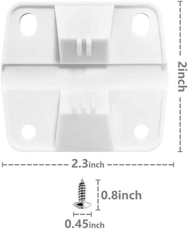 2個入り ホワイトプラスチッククーラーヒンジ交換用アイスチェ - Commercial Chest Freezer のレビューと価格