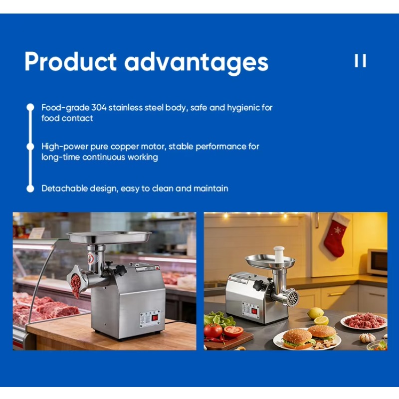 高速配送業務用ミートグラインダーマシンステンレス鋼ボディ完全 - Commercial Kitchen Parts & Service のレビューと価格