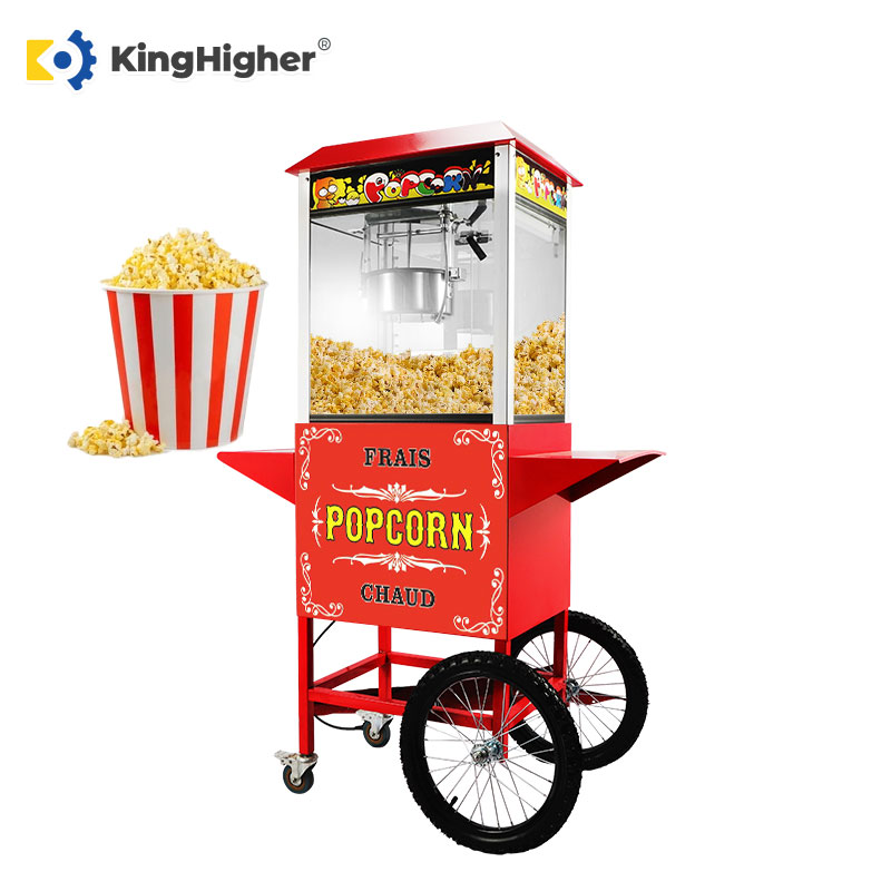 業務用ポップコーンマシン、カート付き、電気式熱風ポップコーン - Commercial Popcorn Machine のレビューと価格