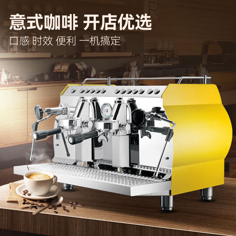 挽きたてのコーヒーを淹れる業務用エスプレッソマシン、半自動コ - Commercial Espresso Machine のレビューと価格