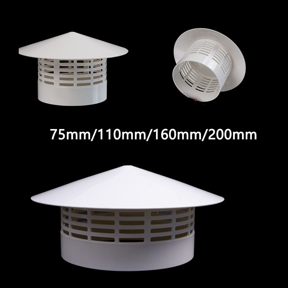 耐久性のある75-200mm換気式レインキャップPVC排気フ - Commercial Exhaust Hood のレビューと価格