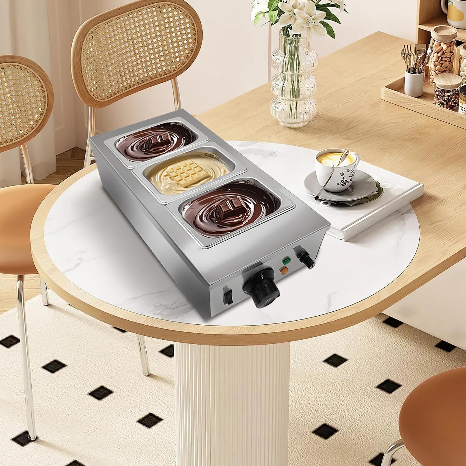 TWISTER.CK 1200W チョコレート溶解ポット – - Commercial Kitchen Warmer のレビューと価格