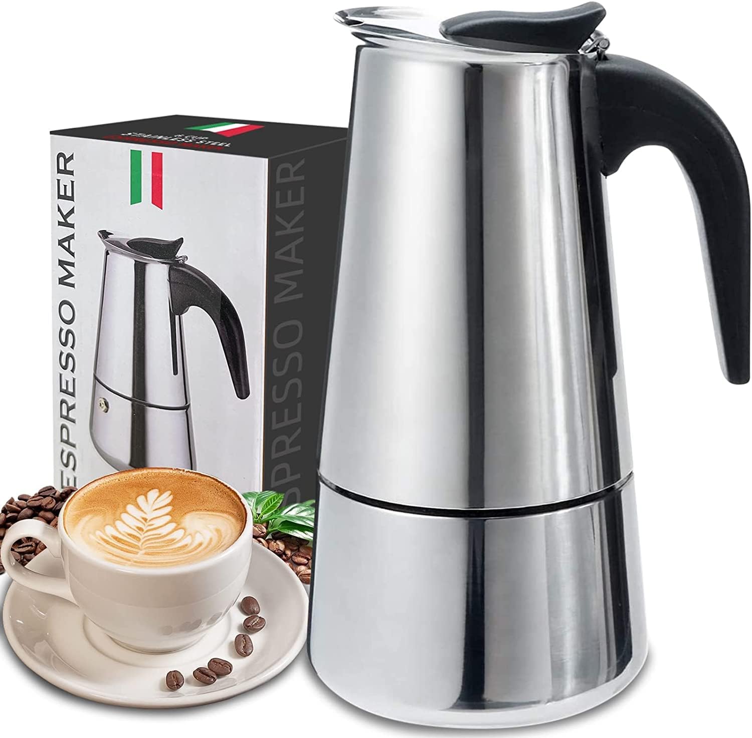 4/6/9カップモカポットカフェマシンエスプレッソカップコー - Commercial Espresso Machine のレビューと価格