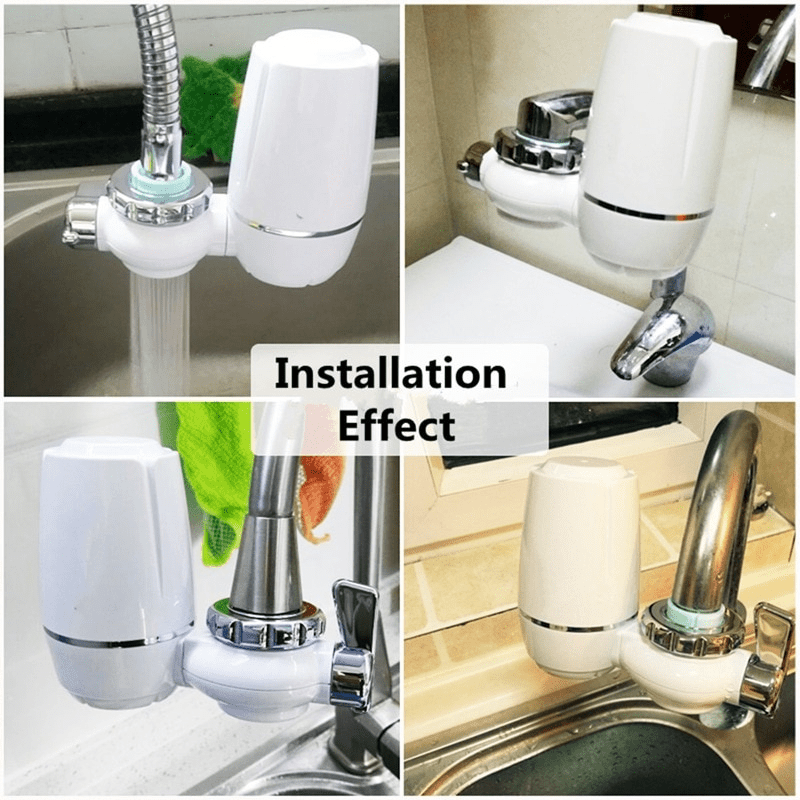 1個入り浄水器 キッチン蛇口用 洗えるセラミック製ミニフィル - Commercial Kitchen Tap のレビューと価格