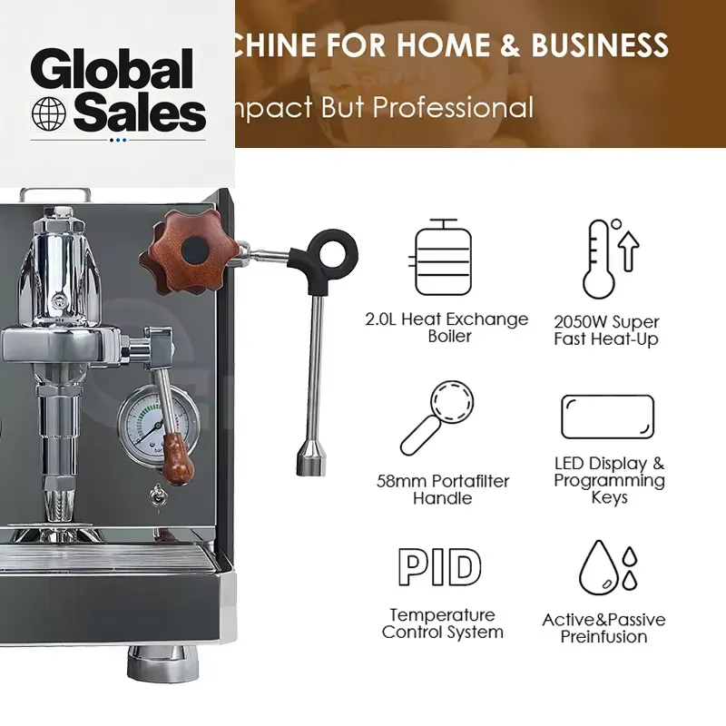 1グループ振動ポンプホテルコーヒーショップ商業用プロフェッシ - Commercial Espresso Machine のレビューと価格