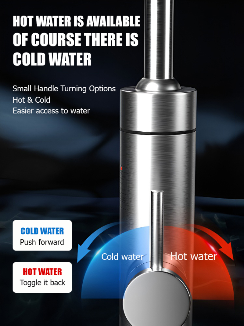 浴室電気蛇口高速加熱キッチン浴室シャワー水道水ヒーター - Commercial Kitchen Tap のレビューと価格