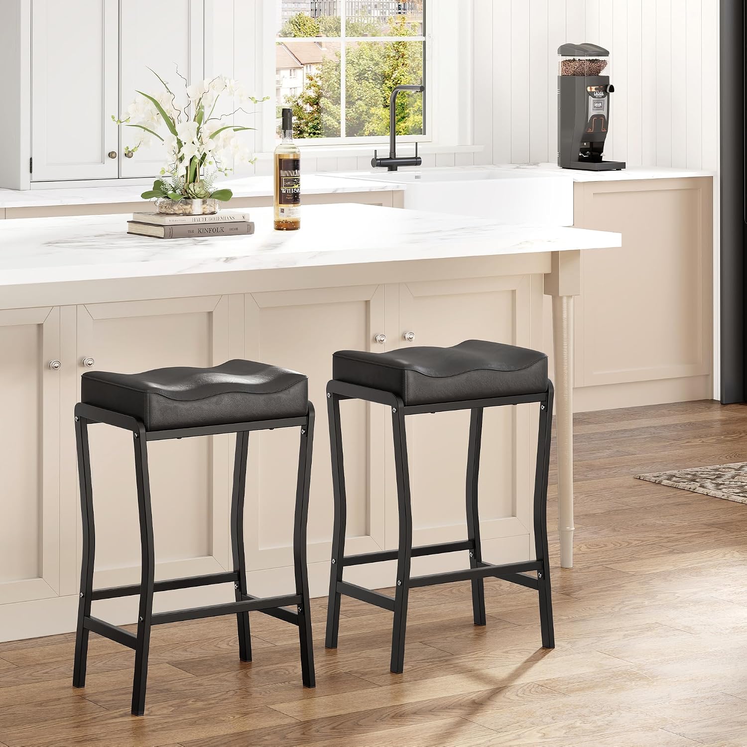 カウンターハイトバースツールセット（1/2/4脚）、26.2 - Commercial Kitchen And Bar のレビューと価格