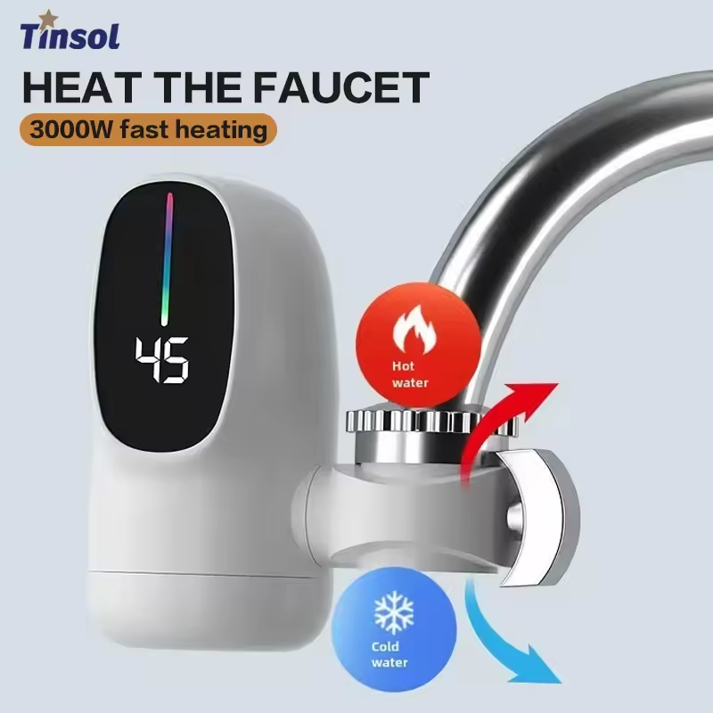 110V 高速加熱電気ヒーター蛇口省エネ温冷ミキサーインスタ - Commercial Kitchen Tap のレビューと価格