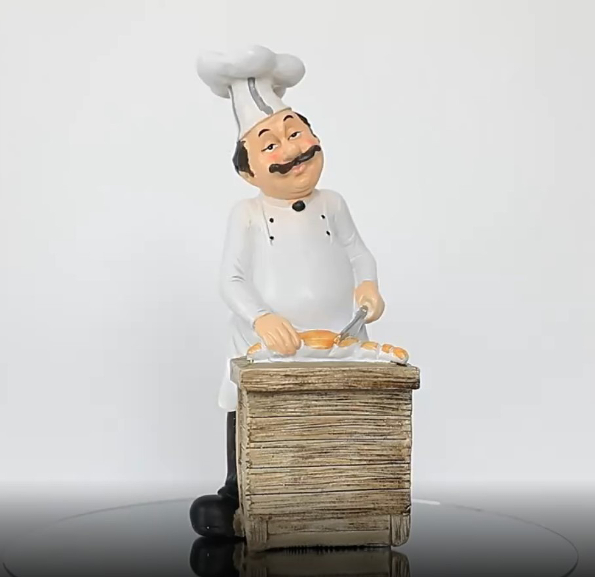 レストラン樹脂装飾 - シェフの置物 & カフェ用バー装飾品 - Commercial Kitchen And Bar のレビューと価格