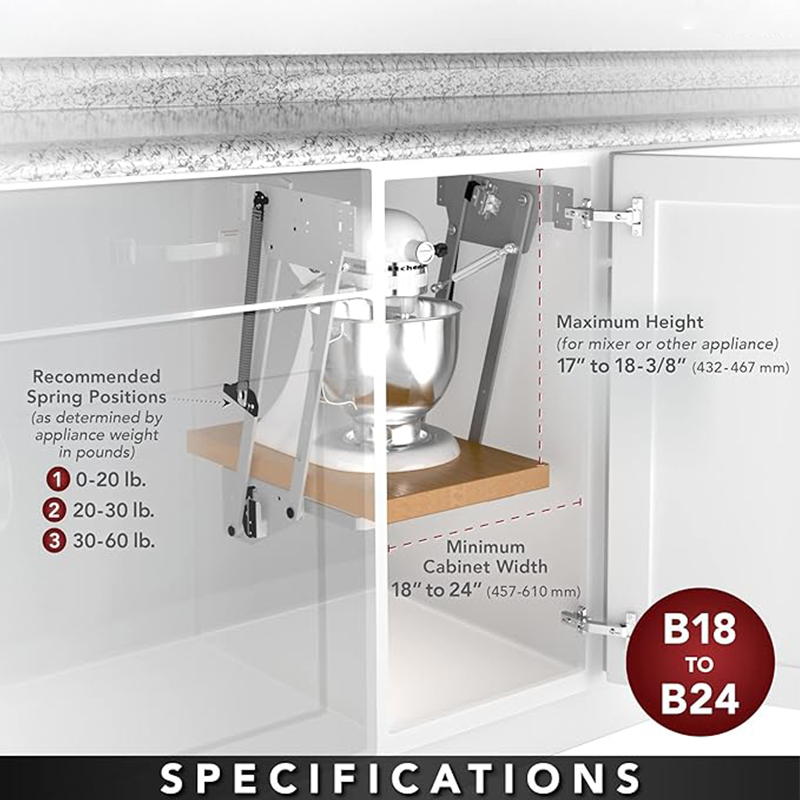 スプリングラック収納付き隠し式自動昇降キッチンヒンジキャビネ - Commercial Kitchen Swing Door のレビューと価格
