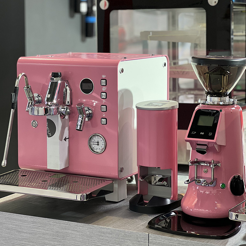 業務用ピンクセミオートエスプレッソコーヒーメーカー - Commercial Espresso Machine のレビューと価格