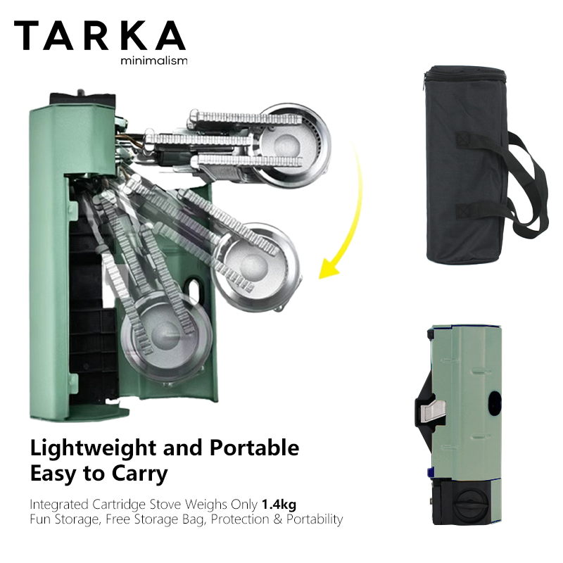 TARKA カセットコンロ キャンプ用折りたたみ式ガスコンロ - Commercial Kitchen Burner のレビューと価格